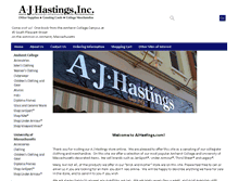 Tablet Screenshot of ajhastings.com
